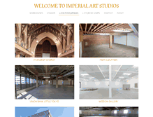 Tablet Screenshot of imperialartstudios.com